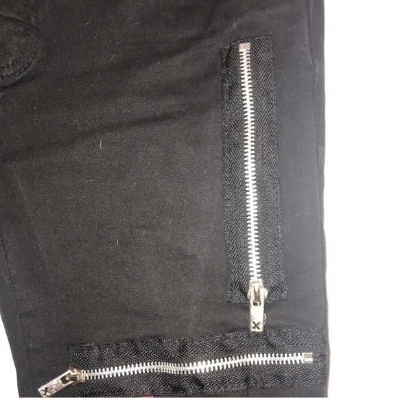 TRIPP NYC Vintage Goth Multi Zipper D Rings Black Jeans Pant Woman Girls… - Picture 6 of 12